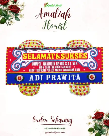 Papan Bunga Ucapan Selamat Munte