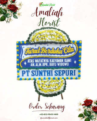 Papan Bunga Duka di Munte